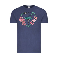 Vintage Denim cna heart Vintage Tee - MaliasSmallBusiness
