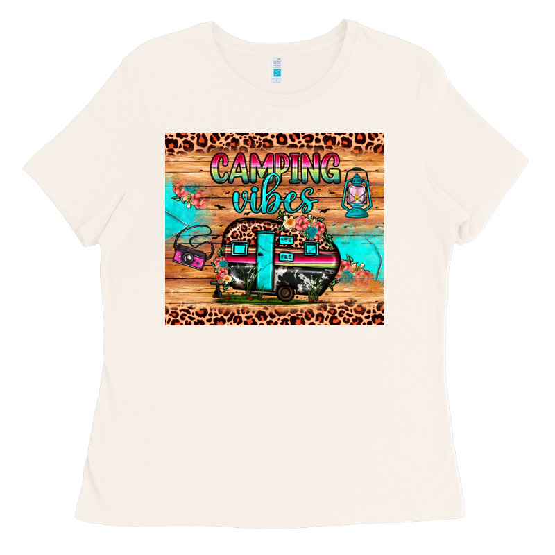 Camping Vibes Ladies Tee by JahusDesignShop | Teevron