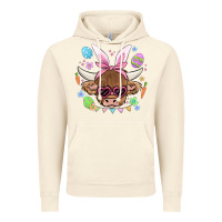 Vintage Artic easter cow Vintage Hoodie - MaliasSmallBusiness