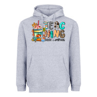 Heather Grey teaching little pumpkins Heavyweight Hoodie - CowGirlArtShop