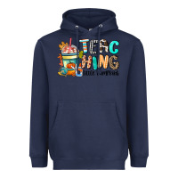 Navy teaching little pumpkins Heavyweight Hoodie - CowGirlArtShop