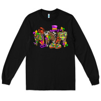 Black mardi gras dental Long Sleeve Tee - BundleAndBundleShop