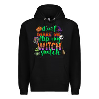 Black dont make me flip my witch switch Premium Hoodie - CowGirlArtShop