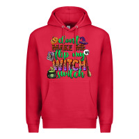 Cardinal dont make me flip my witch switch Premium Hoodie - CowGirlArtShop