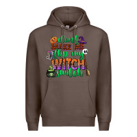 Coffee dont make me flip my witch switch Premium Hoodie - CowGirlArtShop