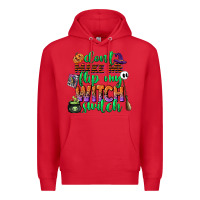Red dont make me flip my witch switch Premium Hoodie - CowGirlArtShop