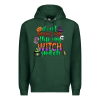 Sports Green dont make me flip my witch switch Premium Hoodie - CowGirlArtShop