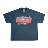 Midnight Navy i am not perfect Urban Heavy Tee - MaliasSmallBusiness