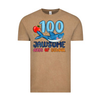 Vintage Coffee 100 jawsome days of school Vintage Tee - MaliasSmallBusiness