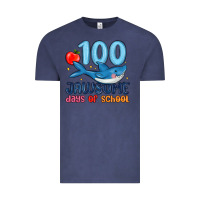 Vintage Denim 100 jawsome days of school Vintage Tee - MaliasSmallBusiness