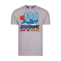 Vintage Zinc 100 jawsome days of school Vintage Tee - MaliasSmallBusiness