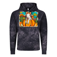 Cloud Black autumn sheep in a pumpkin Vintage Hoodie - Jasminsmagicworld