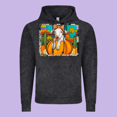 Autumn Sheep In A Pumpkin Vintage Hoodie Designed By Jasminsmagicworld