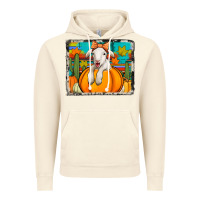 Vintage Artic autumn sheep in a pumpkin Vintage Hoodie - Jasminsmagicworld