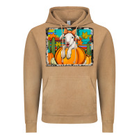 Vintage Camel autumn sheep in a pumpkin Vintage Hoodie - Jasminsmagicworld