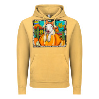 Vintage Mustard autumn sheep in a pumpkin Vintage Hoodie - Jasminsmagicworld