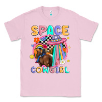 Bubblegum Pink space cowgirl Classic Tee - MaliasSmallBusiness