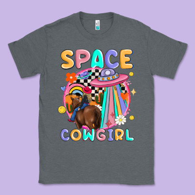 Space Cowgirl Classic Tee Designed By Maliassmallbusiness