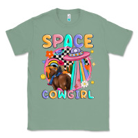 Sage space cowgirl Classic Tee - MaliasSmallBusiness