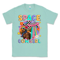 Seafoam space cowgirl Classic Tee - MaliasSmallBusiness