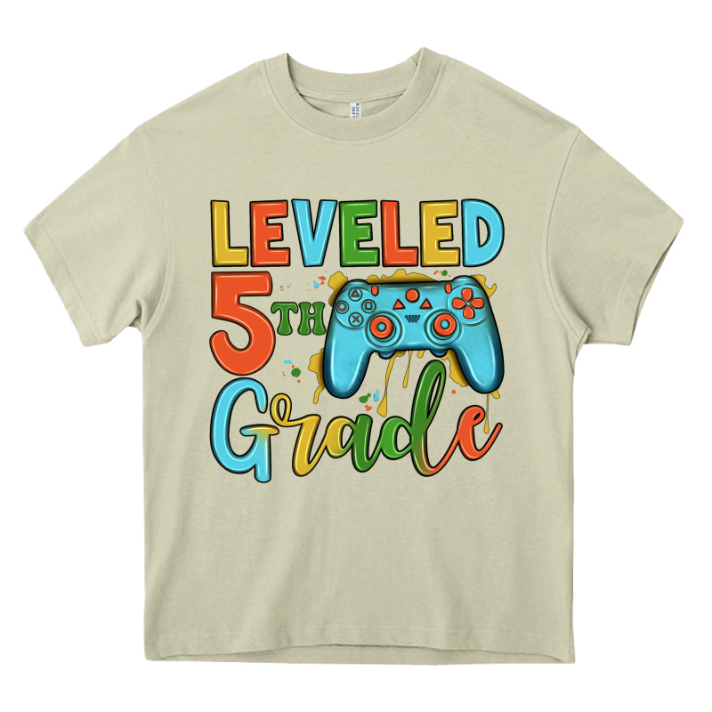 Leveled 5th Grade Heavy Core Tee by JahusDesignShop | Teevron