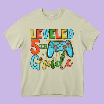 Leveled 5th Grade Heavy Core Tee Designed By Jahusdesignshop