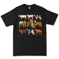 Black western cowsand sunflowers Premium Tee - AdoDesignShop