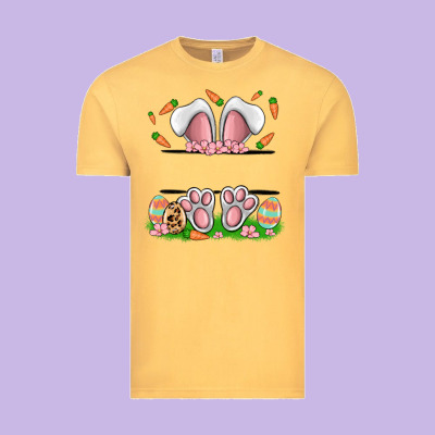 Easter Costom Name Rabbit Vintage Tee Designed By Maliassmallbusiness
