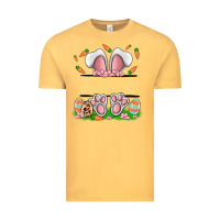 Vintage Mustard easter costom name rabbit Vintage Tee - MaliasSmallBusiness