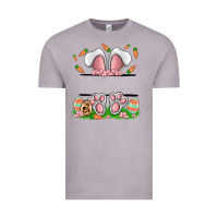 Vintage Zinc easter costom name rabbit Vintage Tee - MaliasSmallBusiness