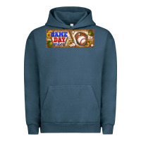 Pigment Midnight Navy game day vibes Urban Hoodie - BundleAndBundleShop