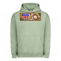 Pigment Oil Green game day vibes Urban Hoodie - BundleAndBundleShop