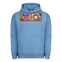 Pigment Pebble Blue game day vibes Urban Hoodie - BundleAndBundleShop