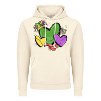 Vintage Artic mardi gras hearts Vintage Hoodie - MaliasSmallBusiness