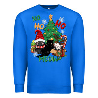 True Royal ho ho ho meow Premium Sweatshirt - CowGirlArtShop