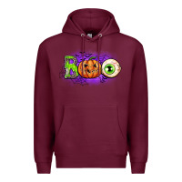 Burgundy boo Premium Hoodie - CowGirlArtShop