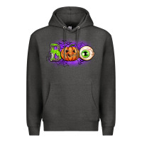 Charcoal Heather boo Premium Hoodie - CowGirlArtShop