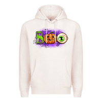 Pale Pink boo Premium Hoodie - CowGirlArtShop