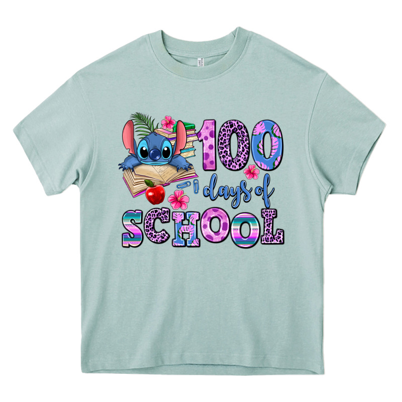 100 Days Of School Heavy Core Tee by AdoDesignShop | Teevron
