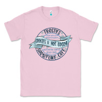 Bubblegum Pink frostys snowflake cafe Classic Tee - MaliasSmallBusiness