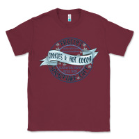 Burgundy frostys snowflake cafe Classic Tee - MaliasSmallBusiness