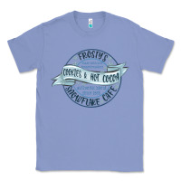 Colony Blue frostys snowflake cafe Classic Tee - MaliasSmallBusiness