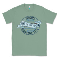 Sage frostys snowflake cafe Classic Tee - MaliasSmallBusiness