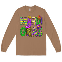 Toasted Coconut Mardi Gras Carnaval Mask Long Sleeve Tee - BundleAndBundleShop