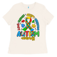 Bone love support accept understand autism awareness Ladies Tee - Artiststas