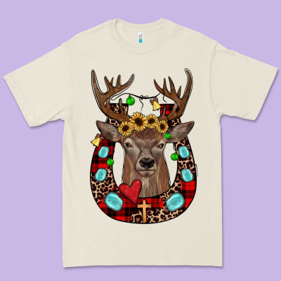 Christmas Horseshoe Premium Tee Designed By Jahusdesignshop