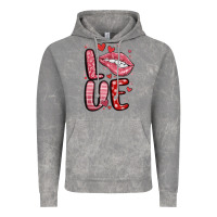 Cloud Rock western love lips Vintage Hoodie - MaliasSmallBusiness