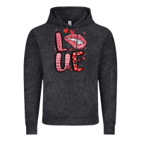 Vintage Black western love lips Vintage Hoodie - MaliasSmallBusiness