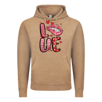 Vintage Coffee western love lips Vintage Hoodie - MaliasSmallBusiness