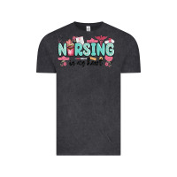Vintage Black nursing in my heart Vintage Tee - MaliasSmallBusiness